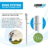 LIGNUM Wooden Ring System Golf Tee's, White, 62 mm,TELT6216W