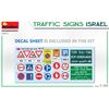 Mini Art 1/35 Israel Road Sign Set, Plastic Model MA35653