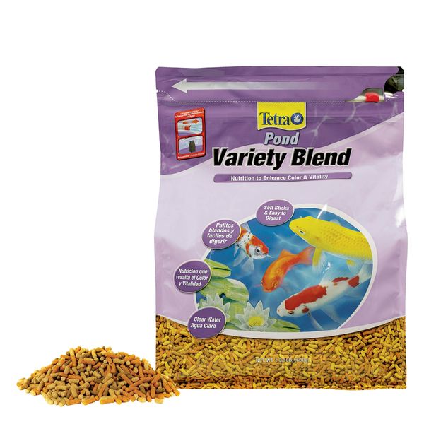 TetraPond Variety Blend 1.32 Pounds, Pond Fish Food, For Goldfish And Koi