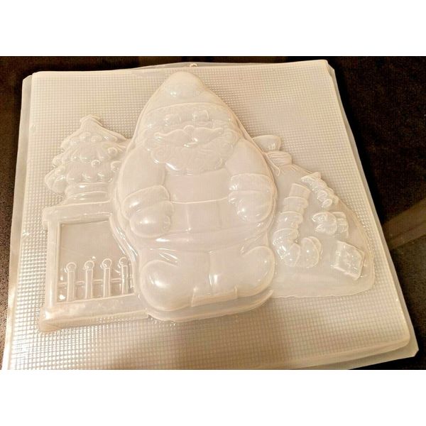 Molde de plastico para gelatina Santa Claus Plastic Gelatin Mold Santa Claus