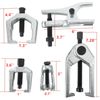 6PC Front End Service Tool Kit Ball Joint Tie Rod Set Pitman Arm Puller Remover