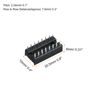 sourcing map DIP IC Chip Socket Adapter Flat Pin 16P 2.54mm Pitch IC Socket for PCB Board Chip, 30 Pack