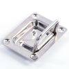10X Stainless Steel Boat Spring Lift  Pull Hatch Latch Handle Ring Flush Hinges