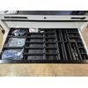 58Pcs 5 Sizes Tool Box Organizer Tray Divider Set Black Desk Drawer Organizer