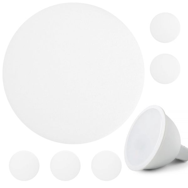 Hemobllo 6pcs Lamp Shade Diffusers Light Diffuser for Downlight and Chandelier Replacement Diffuser Covers Ceiling Lamp Shade Accessories Hanging Lampshade Diffusers