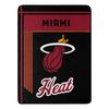 NORTHWEST NBA Miami Heat 46" x 60" Microfiber Throw Blanket