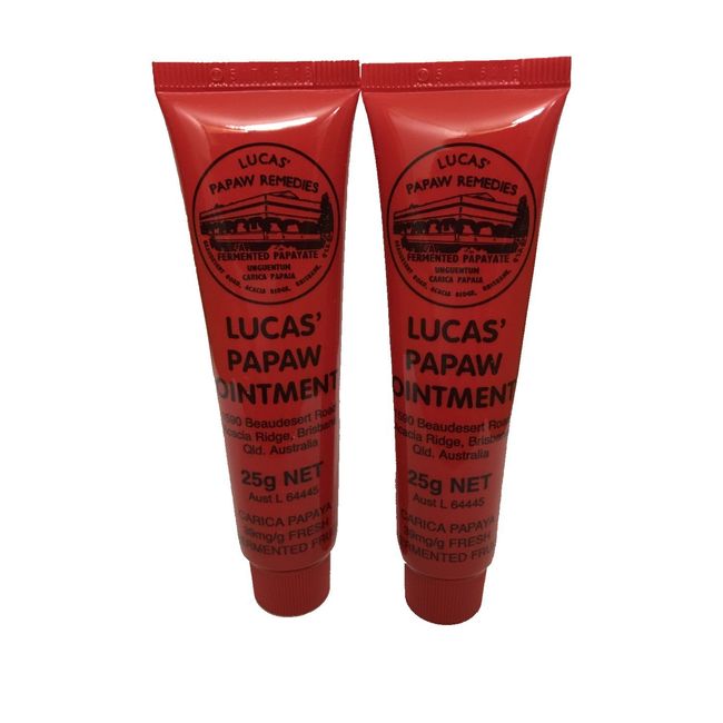 [Lucas&#39; Papaw Ointment] Lucas Paw Cream 25g (2 bottles) [parallel import goods]