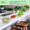 64oz Clear Plastic Disposable Salad Bowls with Lids 200pcs