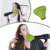 Diffuser Hairdryer Curly hair Diffuser Attachment Silicone Collapsible Blow Dryer Diffuser Universal Curling Diffuser for Curly or Wavy Hair Styling(Turquoise）