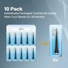 Toothbrush Replacement Heads Compatible with AquaSonic Black Series/Black Series