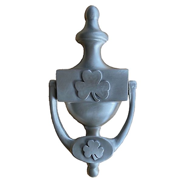 Irish Door Knocker Shamrock Design Mullingar Pewter 7" High