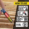 Loctite PL Premium Polyurethane Construction Adhesive, 10 fl oz Cartridge, 1 Pack - Versatile Construction Glue for Wood, Concrete, Stone, Metal & More