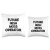 Future Irish Moss Operator Throw Pillow, 16x16, Multicolor