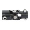 SCITOO U-Joint Steering 1" DD to 3/4" DD Single Steering Shaft U Joint Coupler Black Universal Coupling