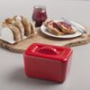 Zeal G265R Butter Dish, Red
