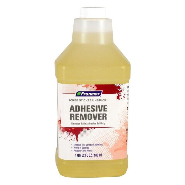 Franmar Ickee Stickee Adhesive Remover, Quart
