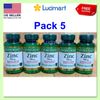 Nature's Bounty Zinc, Supports Immune System Function, 50 mg, 100 caplets, Pack5