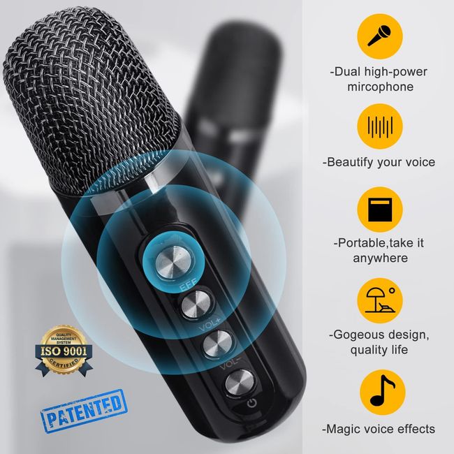 Bluetooth Karaoke Dual Microphone  Bluetooth Speaker Microphone 2