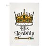 His Lordship Crown Tea Towel Dish Cloth
