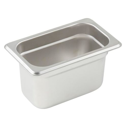 Winco Anti-Jamming Steam Pan, 1/9 by 4-Inch, 24-Gauge