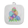 TooLoud Gel Look Easter Eggs White Fabric Pot Holder Hot Pad