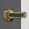 Nuvo Iron Brass Plated Screen Door Spring Loaded Catch