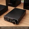 KGUSS FX-AUDIO- DAC-X6 Mini DAC & Headphone Amplifier, USB Coaxial Optical to RCA/AUX Digital Audio Desktop Decoder for Computer/PC