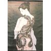 Japanese Tattoo Lady Wall Scroll Banner Tapestry Q-3