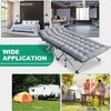 NAIZEA 2 Sets Folding Camping Cot Military Cots Outdoor Sleeping Bed w/Mat&Bag