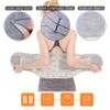 Lower Back Braces for Back Pain Relief - Compression Belt for Men & Women - Lumbar Support Waist Backbrace for Herniated Disc, Sciatica, Scoliosis - Breathable Mesh Design, Adjustable Straps (M, Gray)