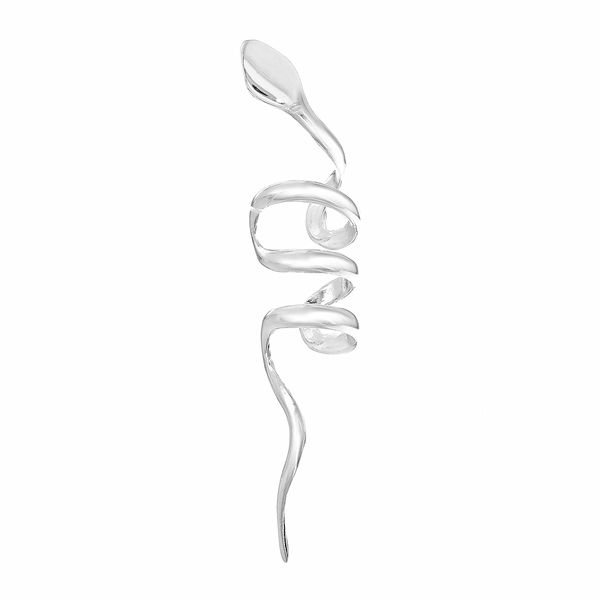 Tuscany Silver Women's Sterling Silver Wire Snake Ear Cuff
