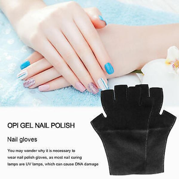 UV Protection Gloves For Gel Nail Lamp, Skin Care Anti UV Light Gloves For Makin