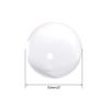 sourcing map Clear Acrylic Contact Juggling Ball 2"- 50mm