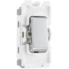 Brushed Steel 20A Intermediate Grid Module RBS13