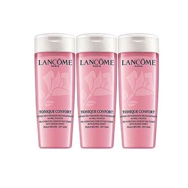 Lot of 3: Lancome Tonique Confort Rehydrating Toner Dry Skin~ 1.7oz *3= 5.1 oz