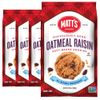 Matt's Bakery | Oatmeal Raisin Cookies | Soft-Baked, Non-GMO, All-Natural Ingredients; 4 Bags (10.5oz Each)