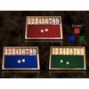 Authentic Jackpot Dice Game Natural Wood Jackpot Dice Blue
