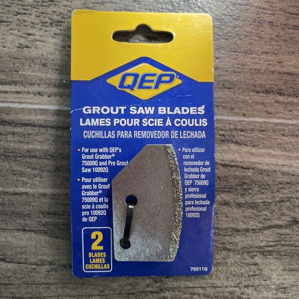 QEP Grout Saw Blades  New 2 Pack