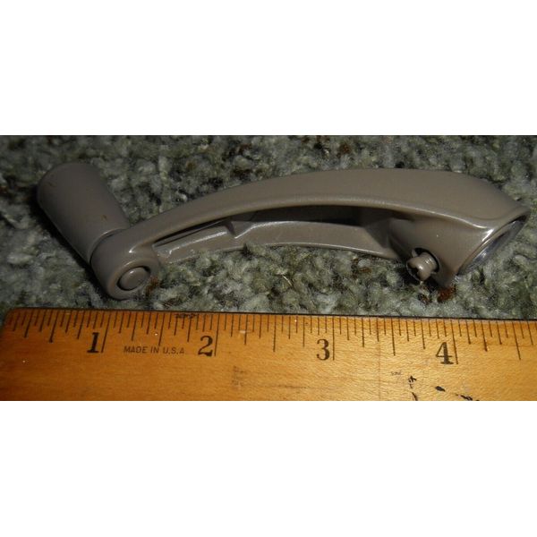 Casement Window Crank Handle Metal 9456-2C  Dark Grey Color DES 360 357