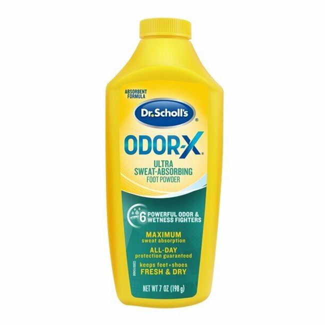 Dr. Scholls ODOR-X Foot Powder 7oz ( 3 pack )   FREE USA SHIPPING