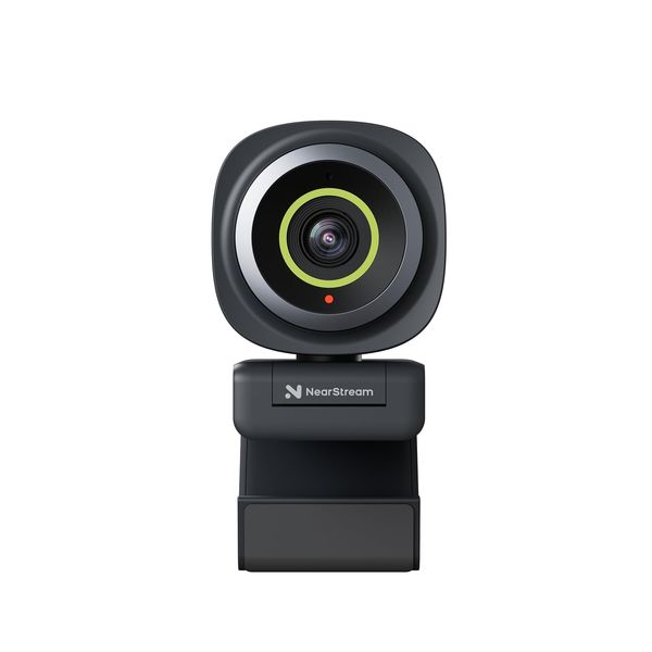 NearStream 1080P 60FPS Webcam for PC, Auto Focus Webcam with Microphone,Software Control, Noise Canceling, Adjustable FOV, Plug and Play, Ultra Compact Web Camera for Desktop Computer for Zoom/Skype