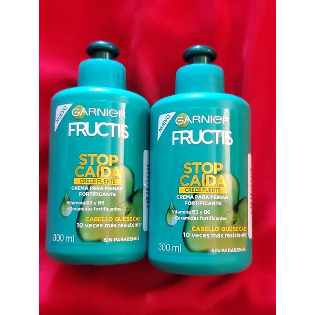 2 PACK GARNIER FRUCTIS STOP CAIDA LEAVE-IN CONDITIONER/CRECE FUERTE