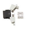 ROLINE | Cat.6/Class E Keystone Jack Slim | RJ-45 | UTP | Tool-FREE | Black