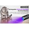 395nm Blacklight UV Light Tactical LED Flashlight Rechargeable Torch Lamp