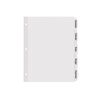 Avery Big Tab Printable White Label Dividers with Easy Peel, 5 Tabs, 4 Sets (14432)