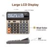 Comix Desktop Calculator, Large Computer Keys, 12 Digits Display, Champaign Gold Color Panel, C-2735