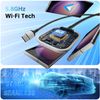 JDG Android Auto Wireless Adapter, Wireless Android Auto Car Adapter for Wired Android Auto Cars Converts Wired to Wireless Easy Setup Plug & Play Seamless Connection Fast for Android