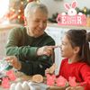 8 Pcs Easter Cookie Cutter Set, 3D Plastic Easter Eggs Bunny Cookie Cutters Rabbit Cookie Stamp for Easter Eggs Molds Biscuit Molds for Easter Baking DIY(Easter-8 pcs)