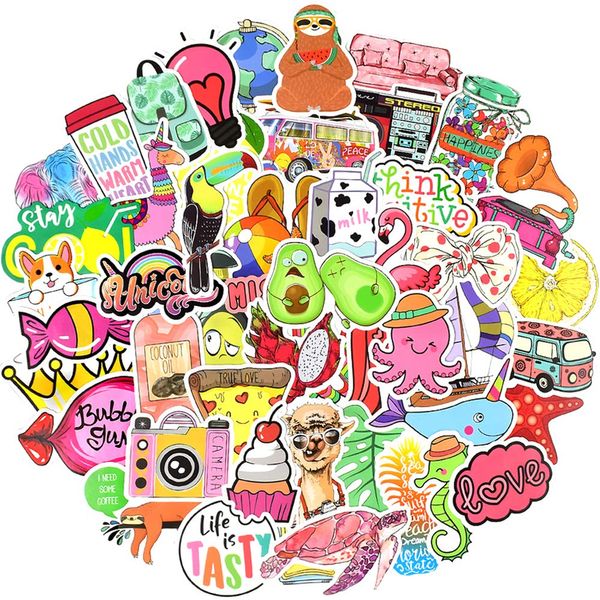 QTL VSCO Stickers for Hydroflask Cute Stickers for Water Bottles Laptop Stickers for Girls Teens Waterproof Bulk Stickers 150Pcs