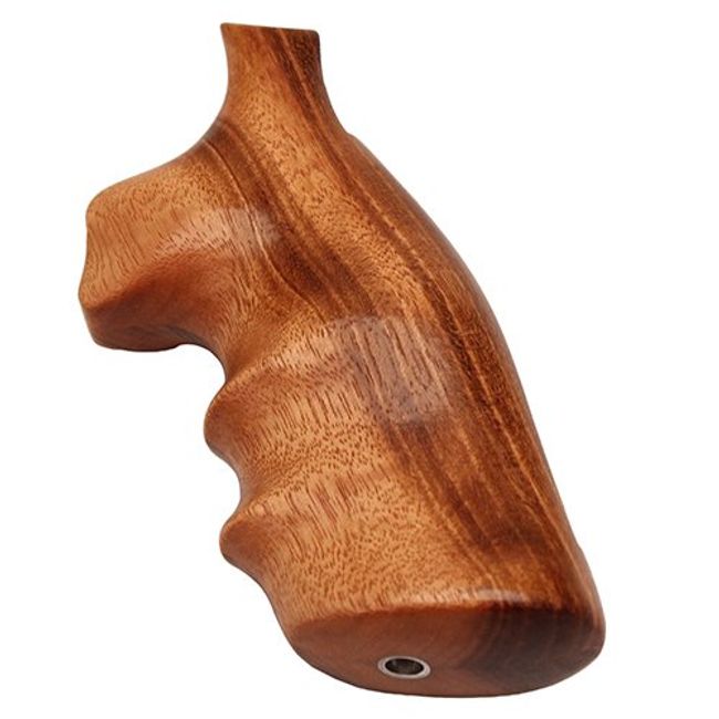 Hogue Hunting Grip Wood Goncalo Alves, S&W K/L Frame Square Butt